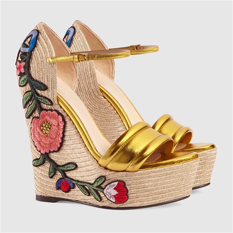 gucci wedges for women|gucci platform espadrilles women.